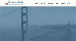 Desktop Screenshot of mcdermottwolfe.com